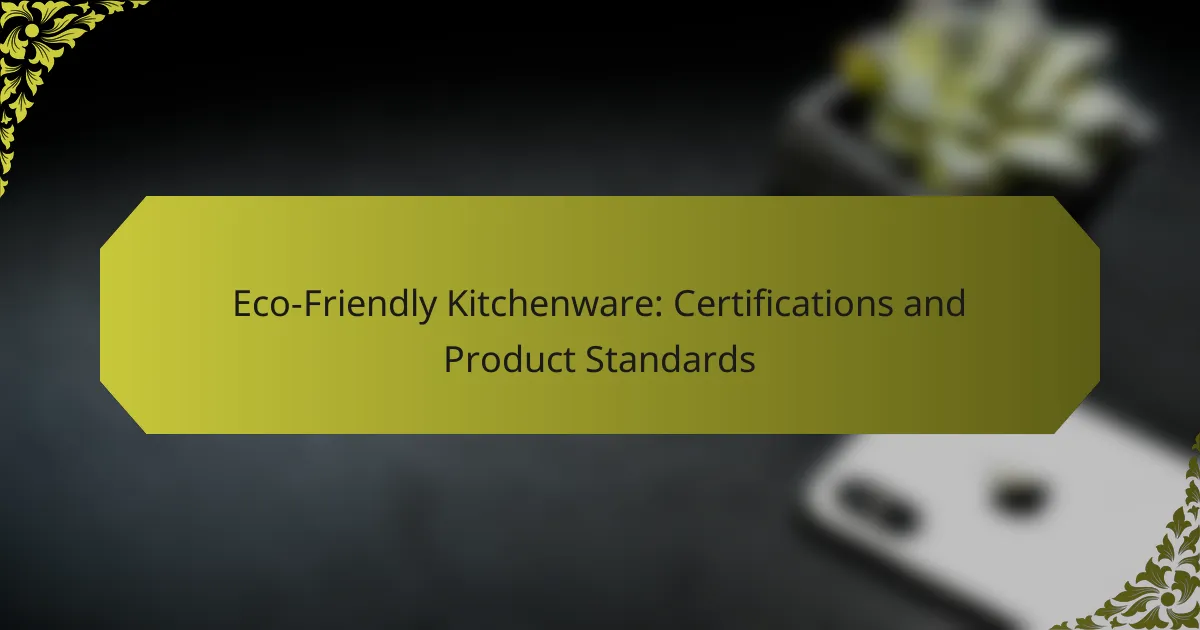 Eco-Friendly Kitchenware: Certifications and Product Standards