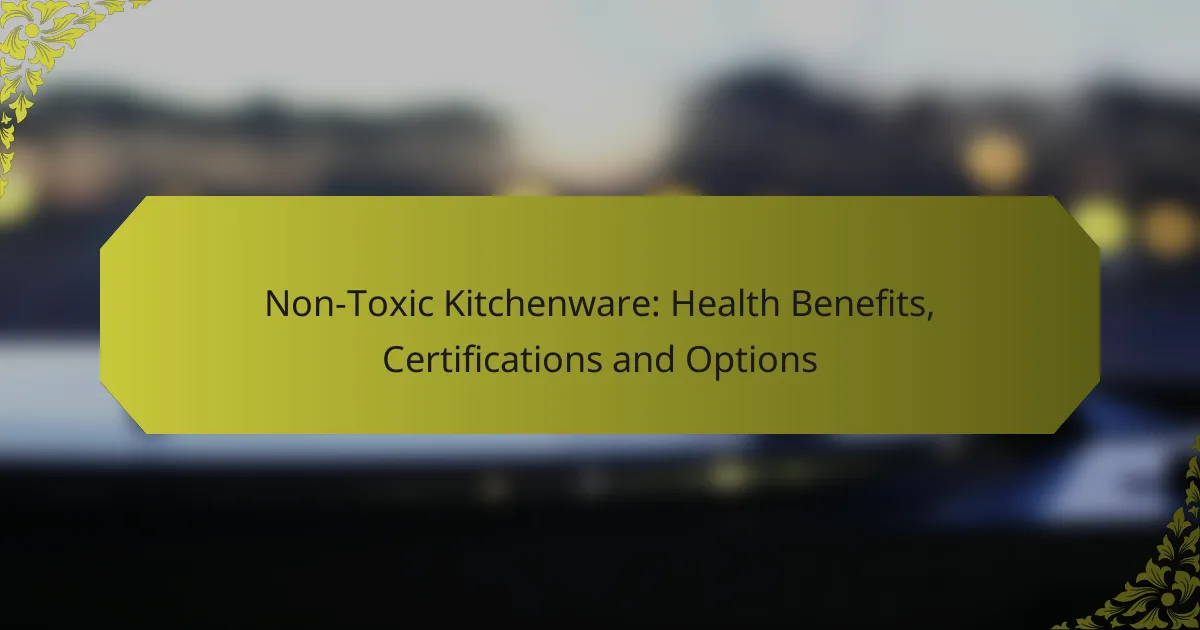 Non-Toxic Kitchenware: Health Benefits, Certifications and Options